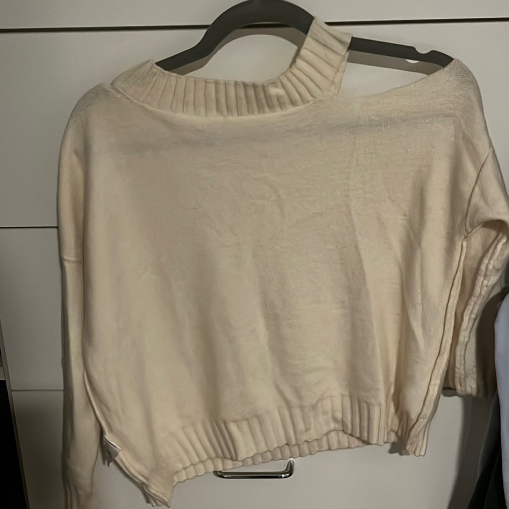 Cream sweater